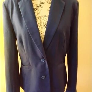 Chadwicks of Boston Navy Blazer - size 8 - new condition